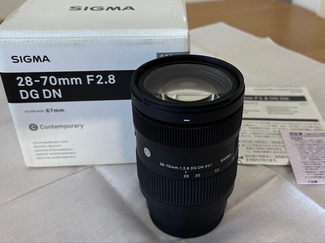 【eマウント】 SIGMA 28-70mm F2.8 DG DN