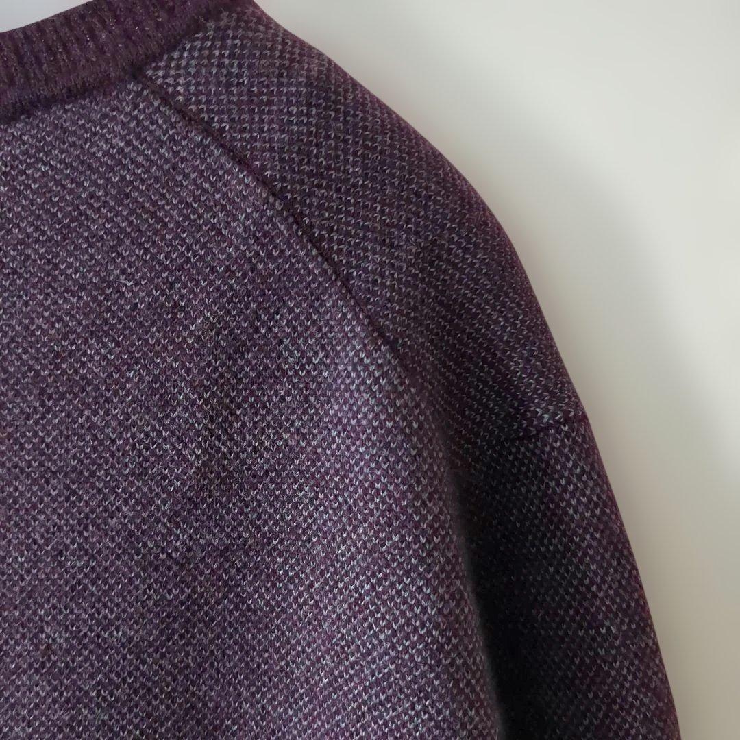 マーガレットハウエル カシミヤ63% ウール ニット 2L Vネック