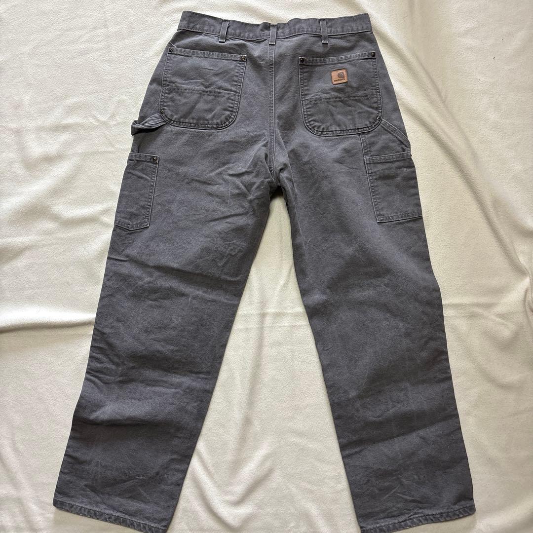 25日まで出品 【34×32】カーハート　ダブルニー　ペインターパンツ