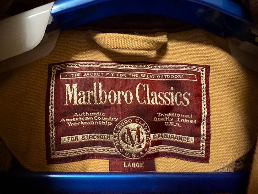 Marlboro Classics　イタリア製　ダック生地　カバーオール　L 茶