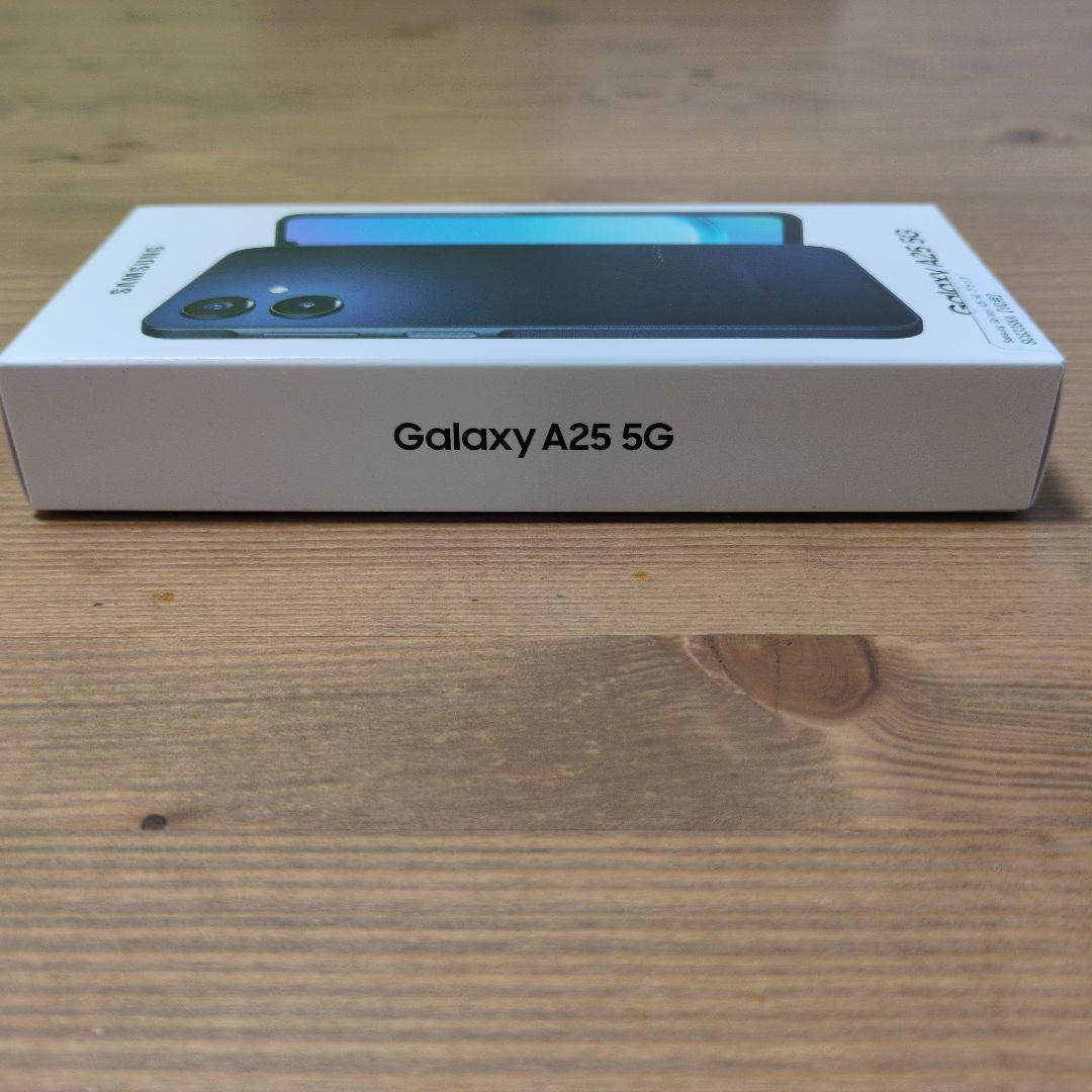 未開封 未使用 Galaxy A25 5G Black 64GB UQモバイル