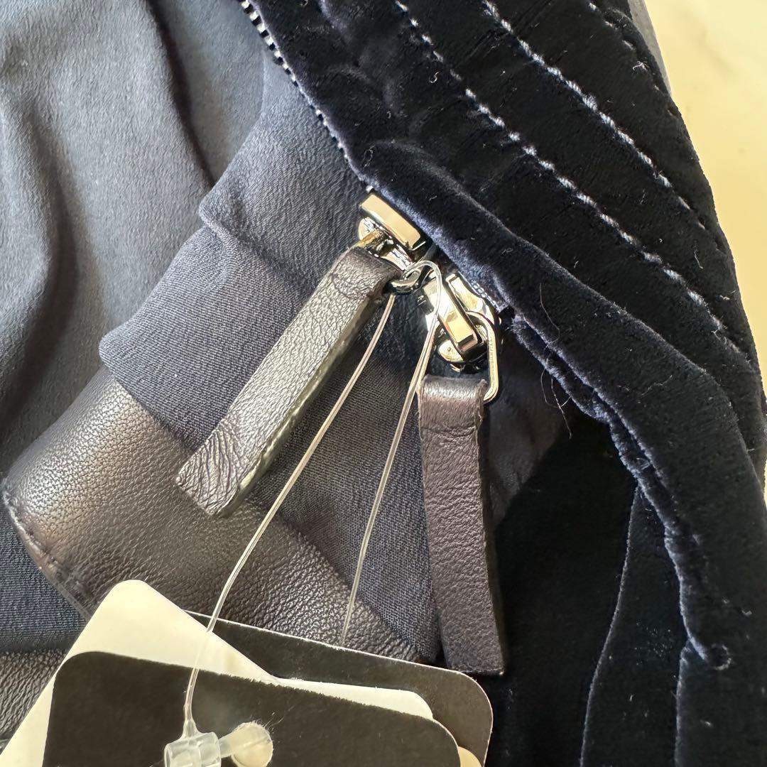 未使用タグ付き エンポリオアルマーニ テーラードジャケット ラムレザー 42