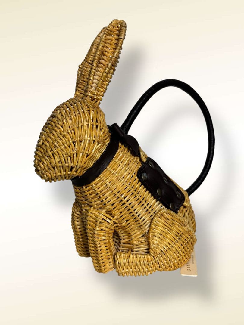 #petite classe ウサギ型 ラタンかごバッグ