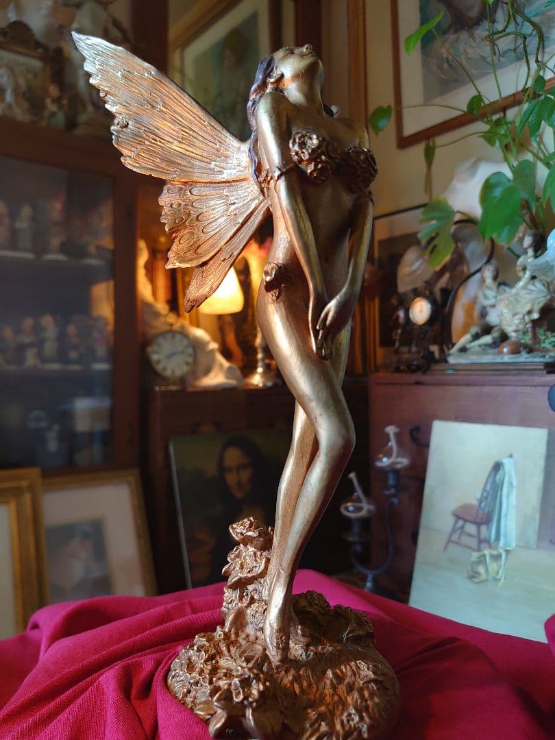 ヴィンテージ　ブロンズ像「勝利の女神」