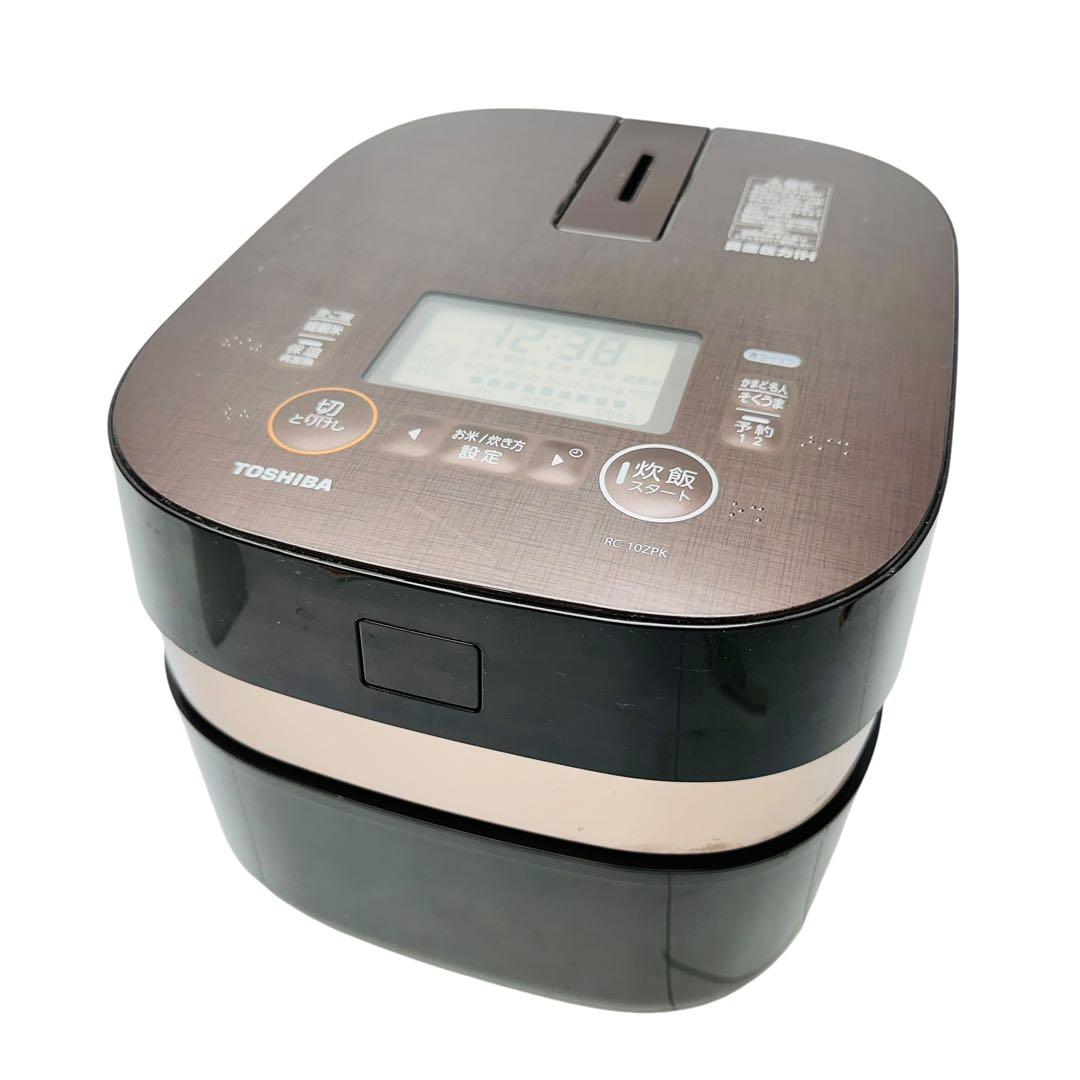 TOSHIBA 炊飯器 かまど本羽釜 RC-10ZPK 2016年式