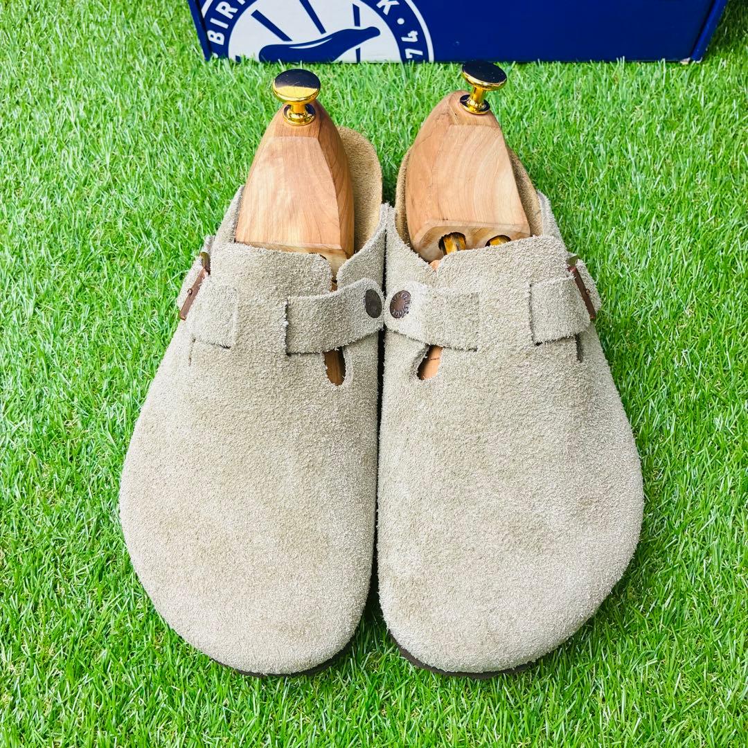 【極美品】BIRKENSTOCK Boston ボストン 本革 厚底 26