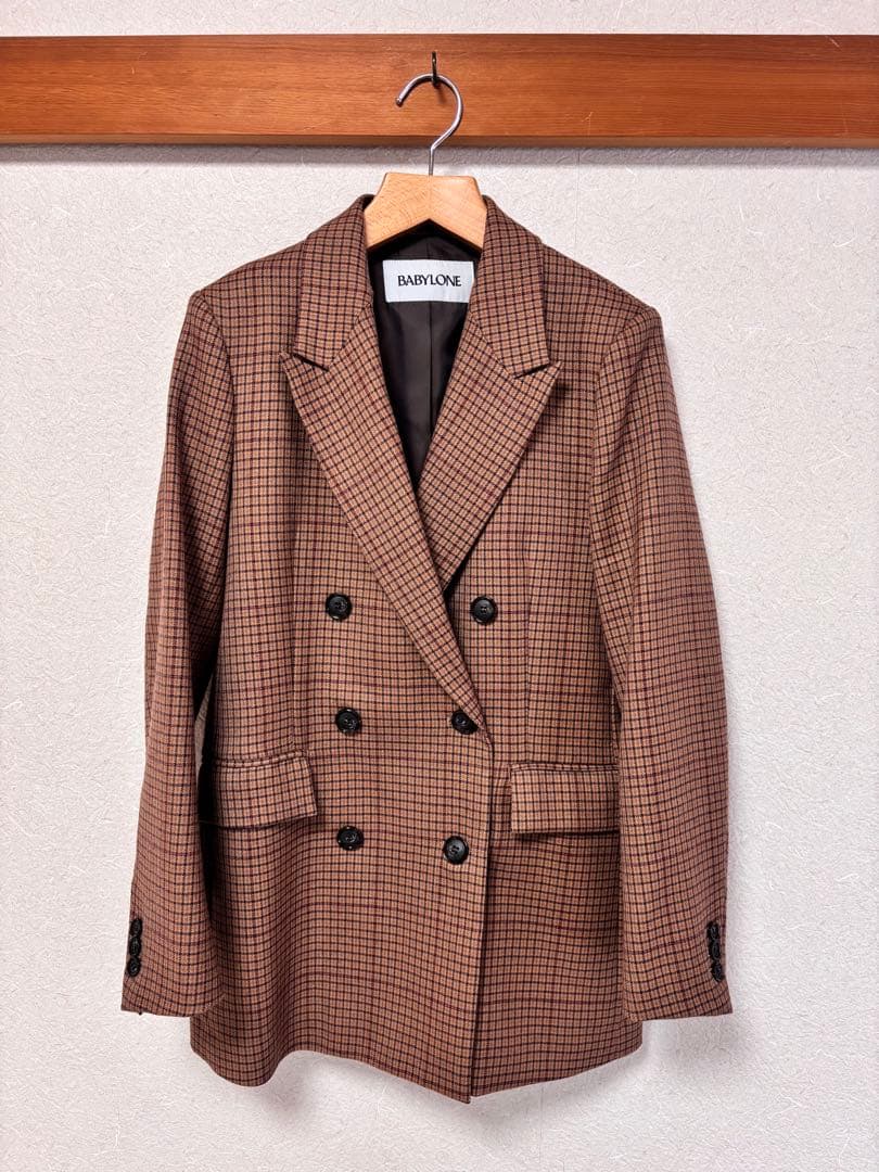 BABYLONE フラノテーラードジャケット
