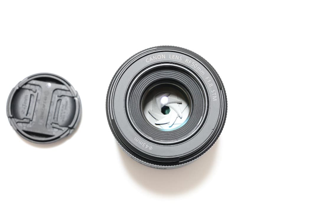 Canon レンズ RF 50mm F1.8 STM（保護フィルター付き）
