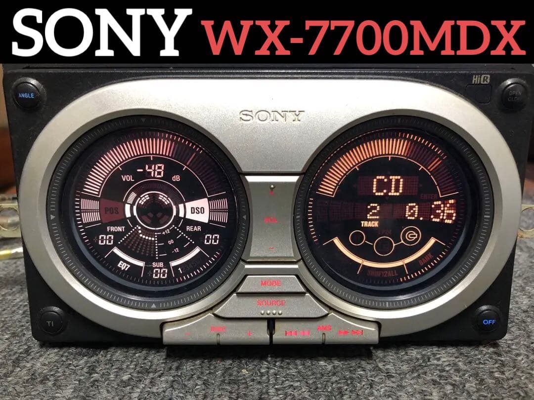 【希少】SONY WX-7700MDX【訳あり】2001年