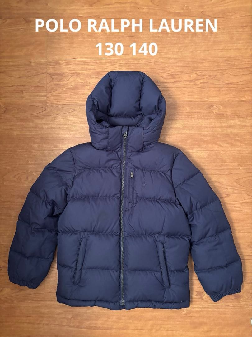 【美品】ポロラルフローレン　ダウンジャケット　130 140