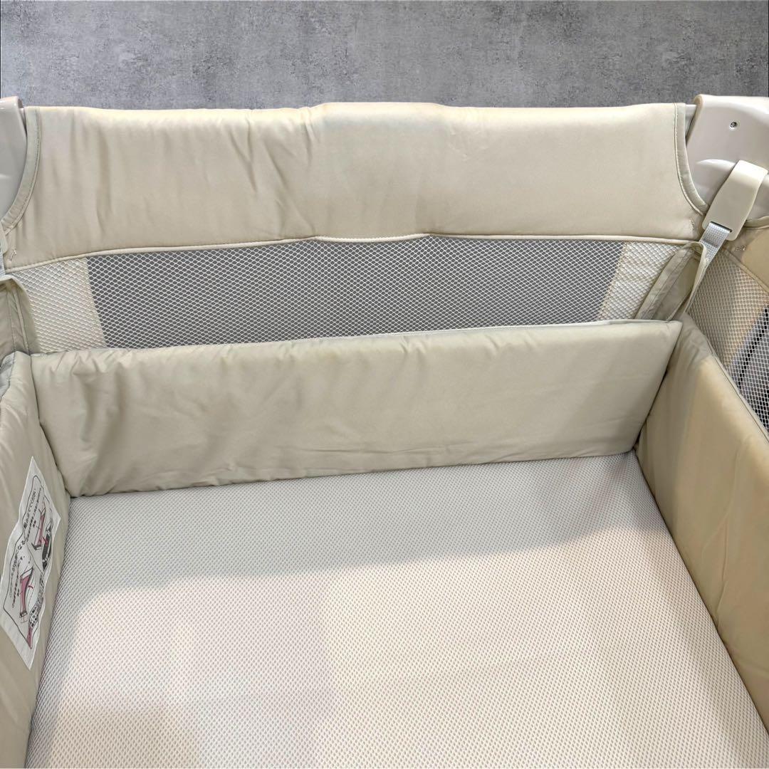 美品✨ Aprica アップリカ ココネルエアー ベビーベッド 折りたたみ式