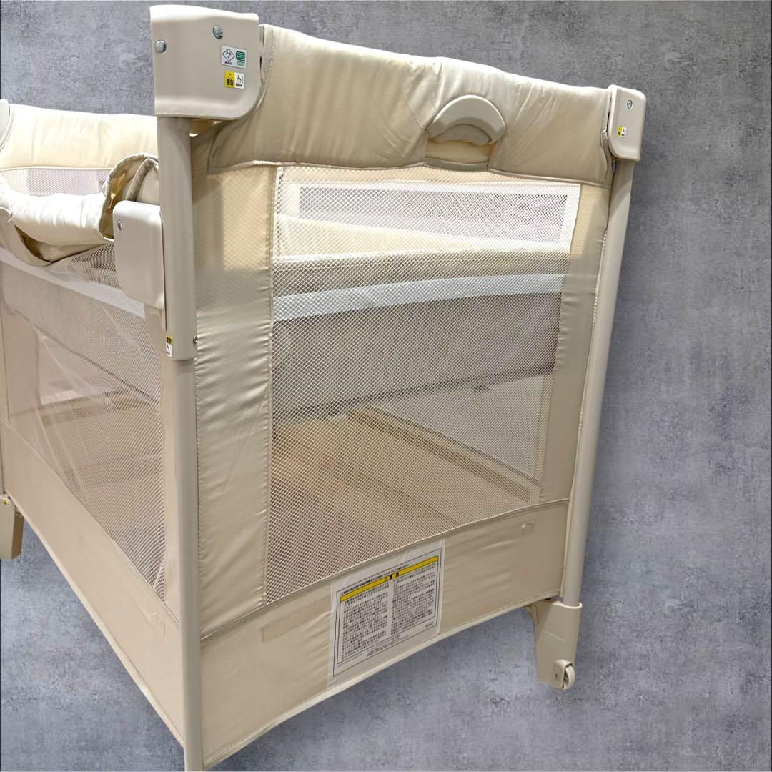 美品✨ Aprica アップリカ ココネルエアー ベビーベッド 折りたたみ式