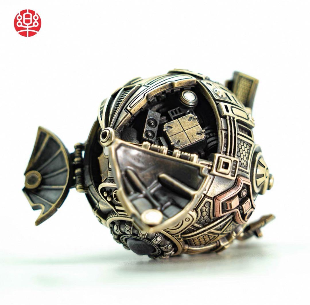 サイバーパンク　ボール　機械　置物　手持ち無沙汰