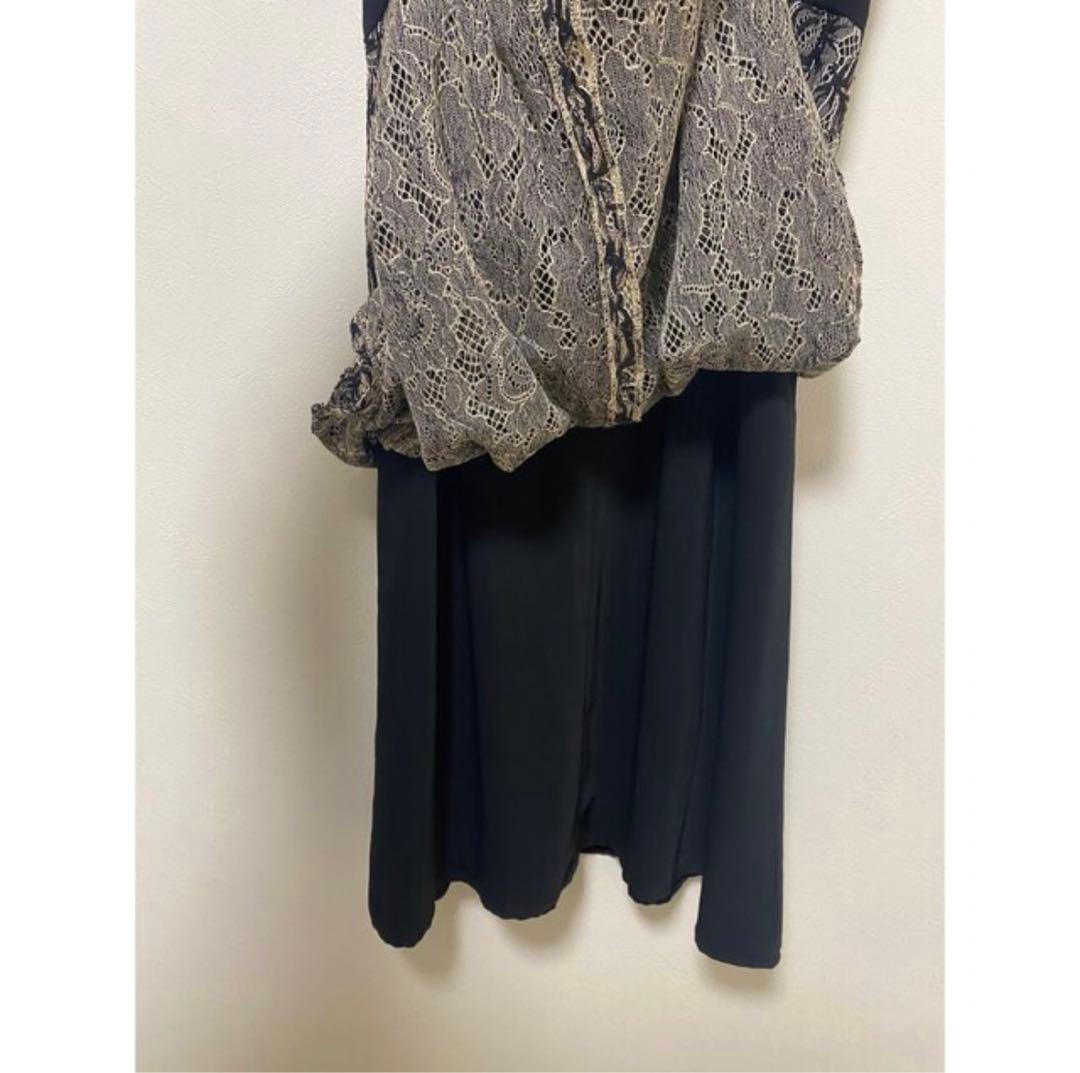 Lilybrown リリーブラウン　ウエストクロスラメレースドレス　結婚式