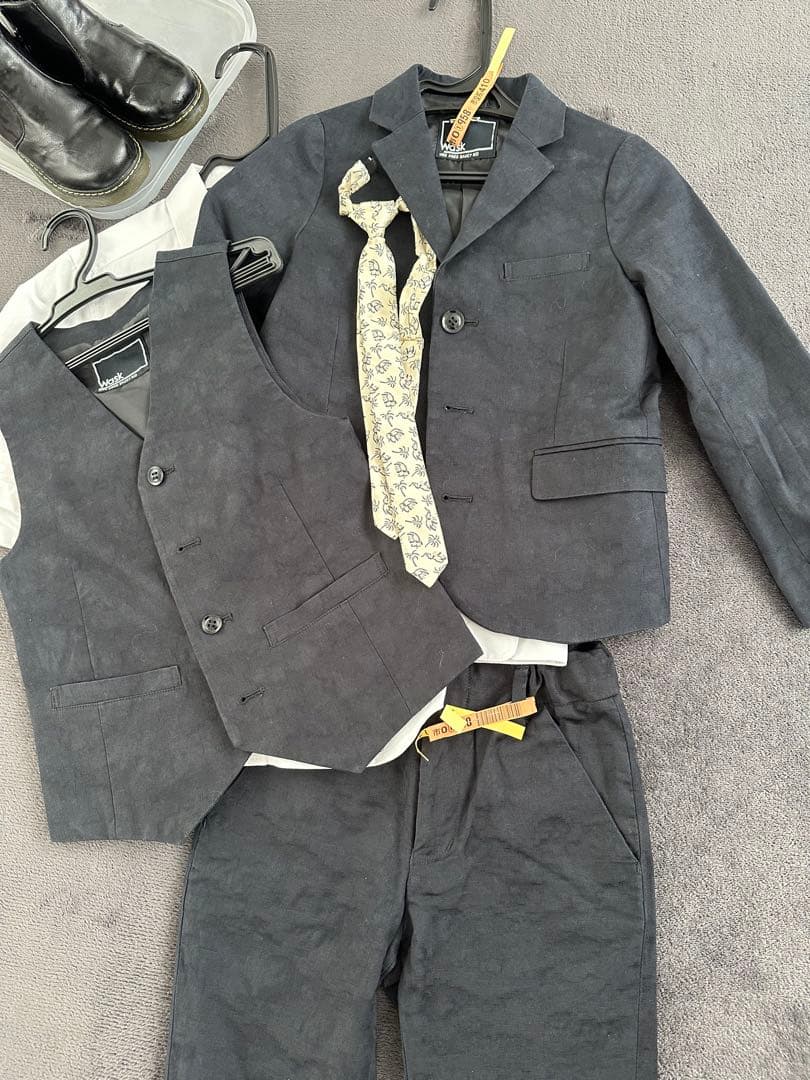 総額七万以上　入学式　男の子　wask 120 靴　セット　一回のみ使用