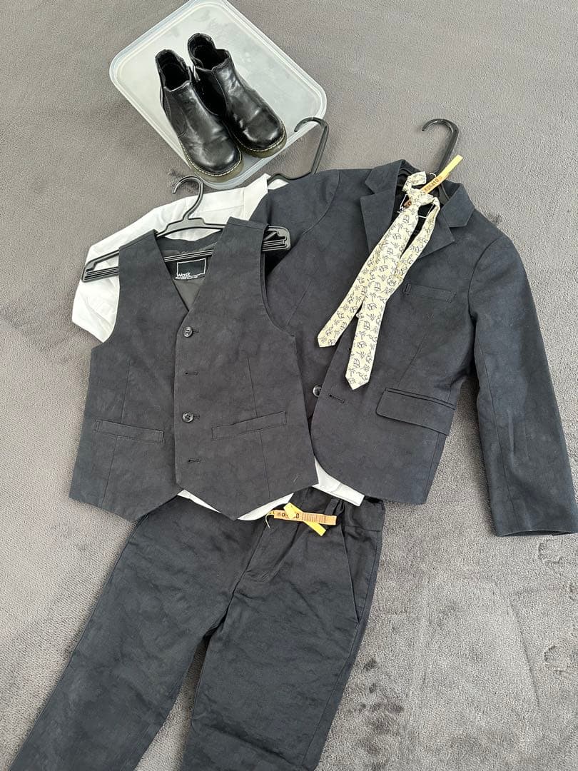 総額七万以上　入学式　男の子　wask 120 靴　セット　一回のみ使用