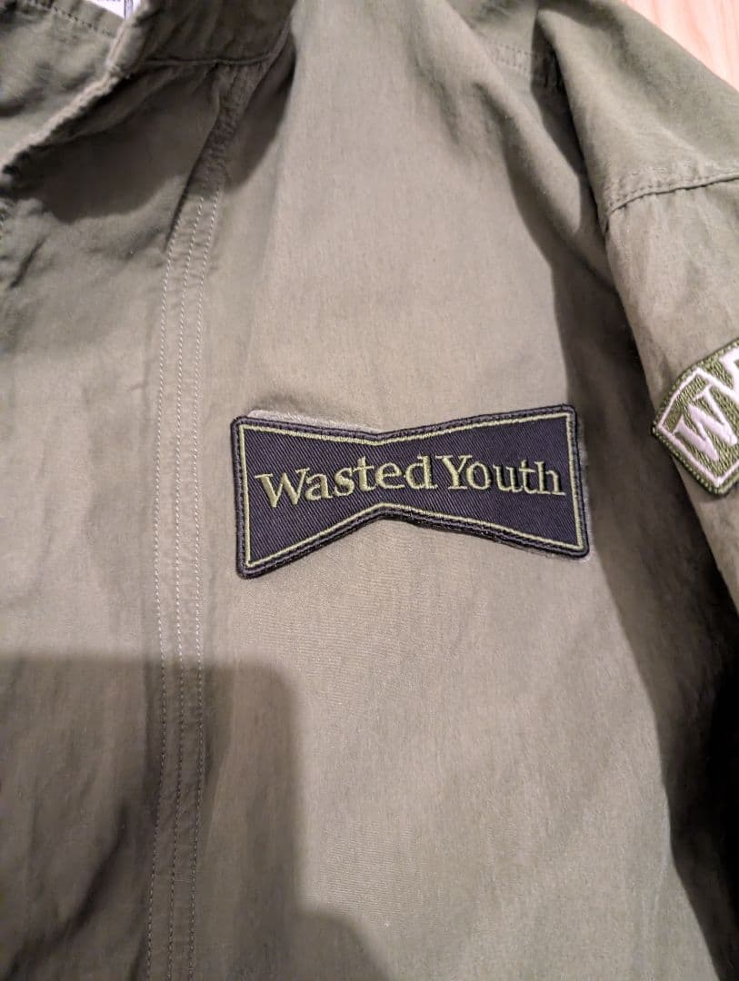 Wasted Youth verdy ミリタリージャケット オリーブグリーン