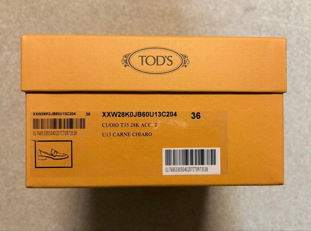 トッズ　Tタイムレスレザーローファー