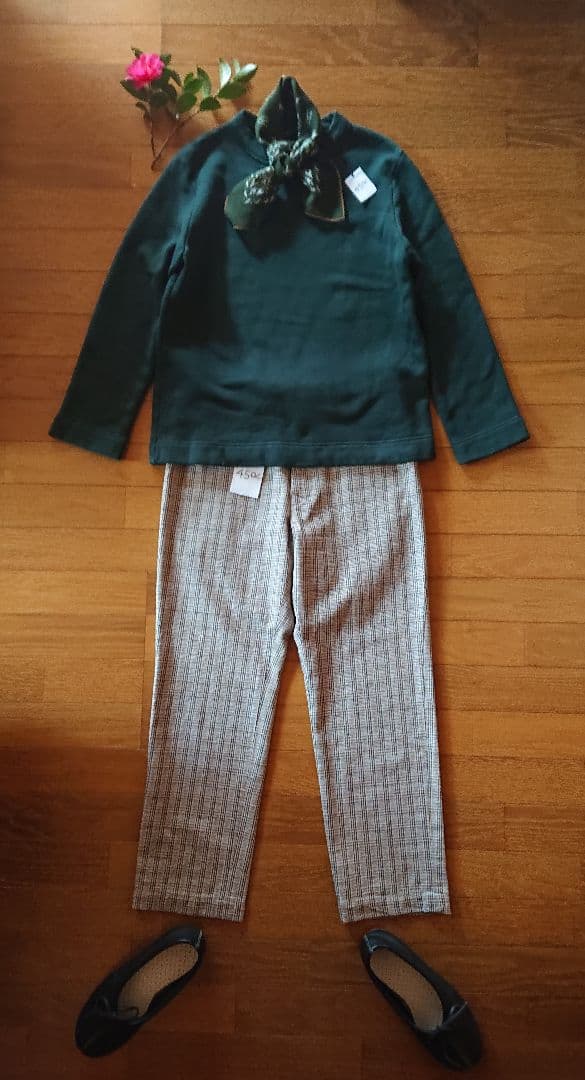 45R☆裏毛の17色 四角スウェット/モスグリーン♪