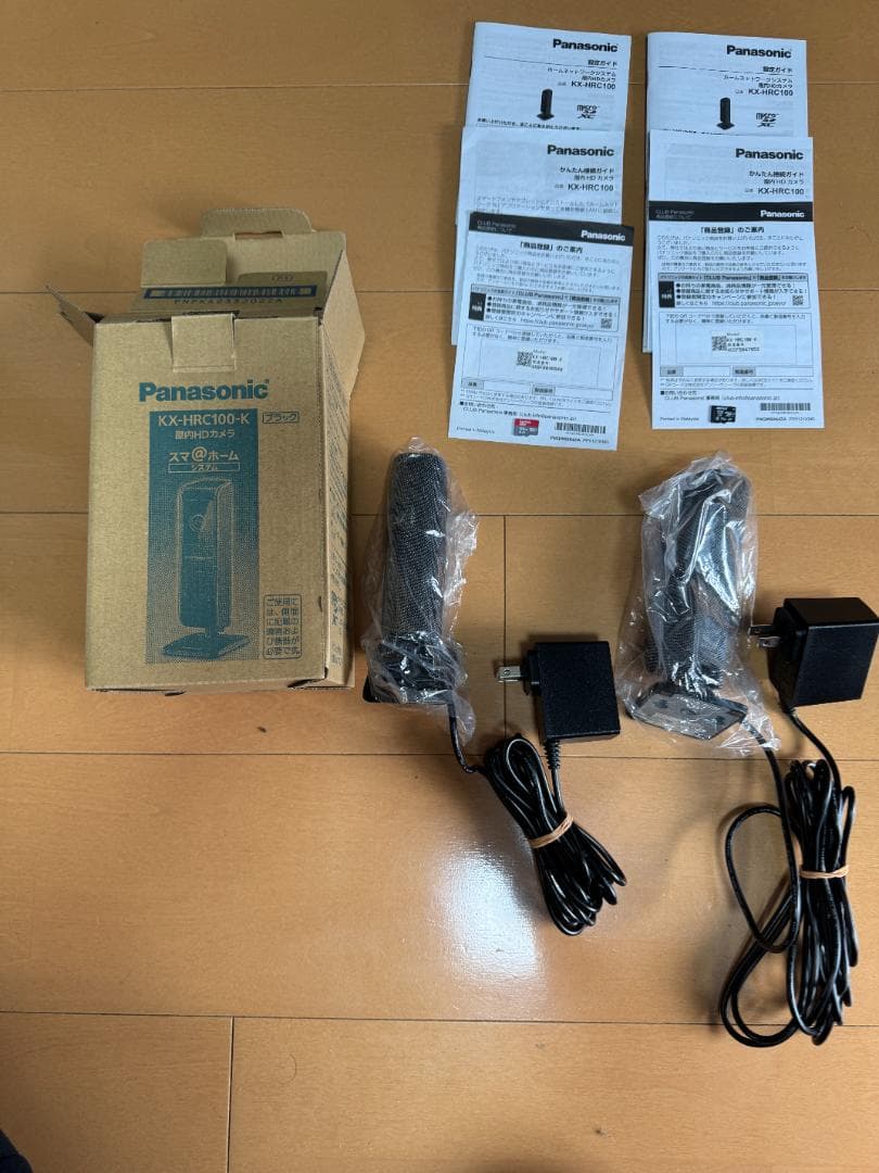 2台セットPanasonic屋内HDカメラ　KX-HRC100　microSD