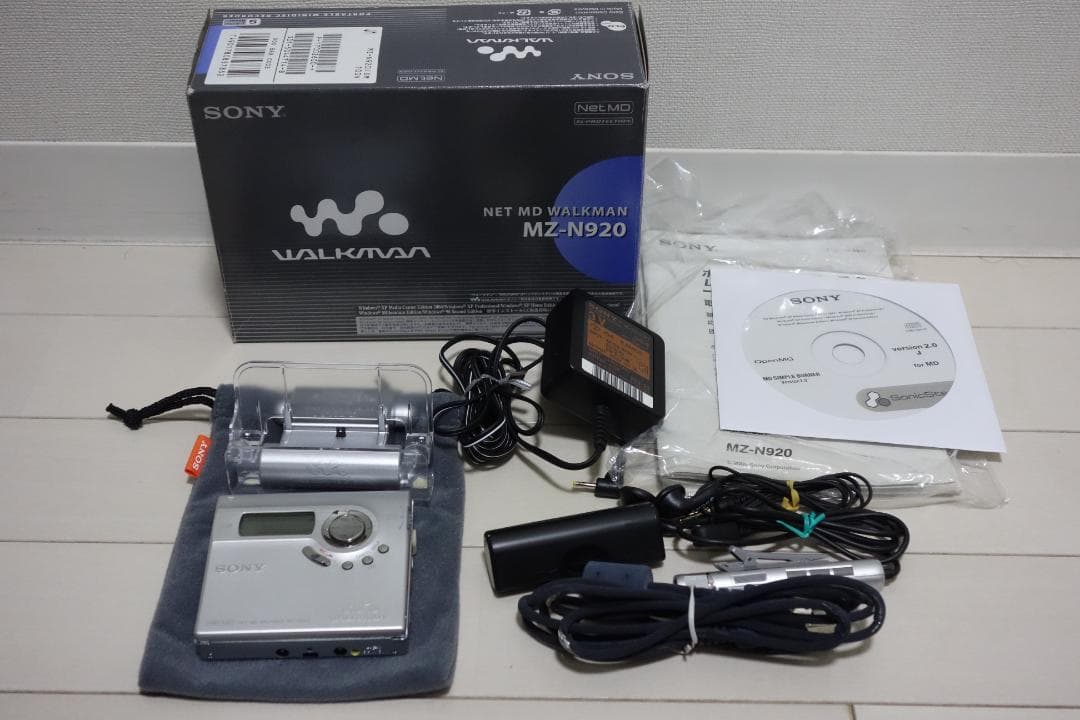 MDLP/NetMD対応 ポータブルMDレコーダー MZ-N920 SONY