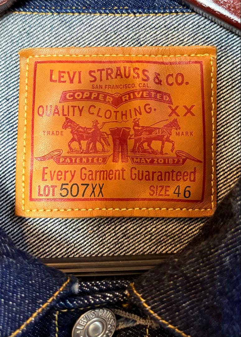 LVC 507XX Tバック サイズ46 濃紺 美品 日本製 紙タグ付 正規品