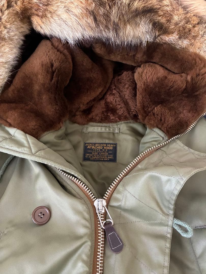 pherrow's N-3 C.C.MASTERS サイズLフェローズ