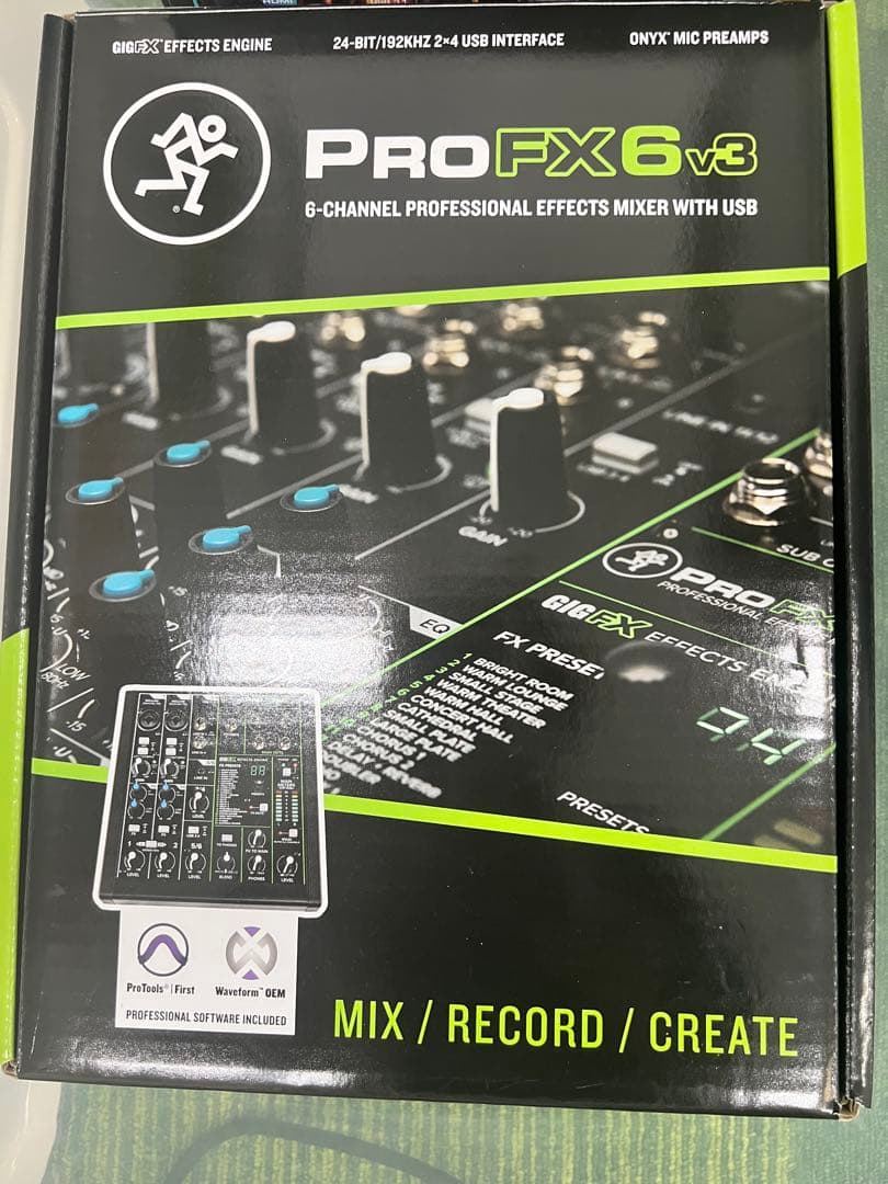 m*i様 【超美品】MackieProFX6v3 6チャンネルミキサー【未使用】