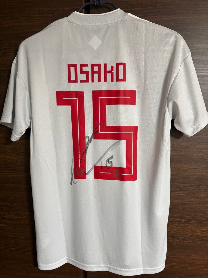 ヴィッセル神戸　大迫選手 サイン入り2018年日本代表ユニホーム　サイズO