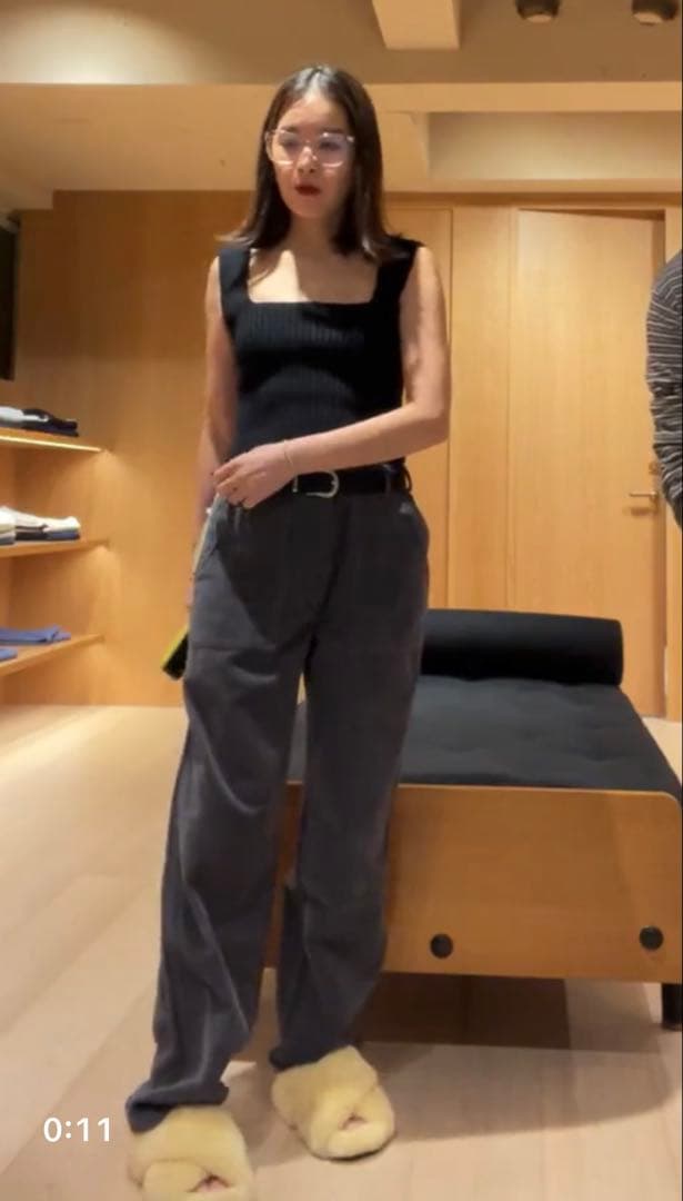 THN SHISHIKUI CORDUROY BAKER / ダークグレイ34