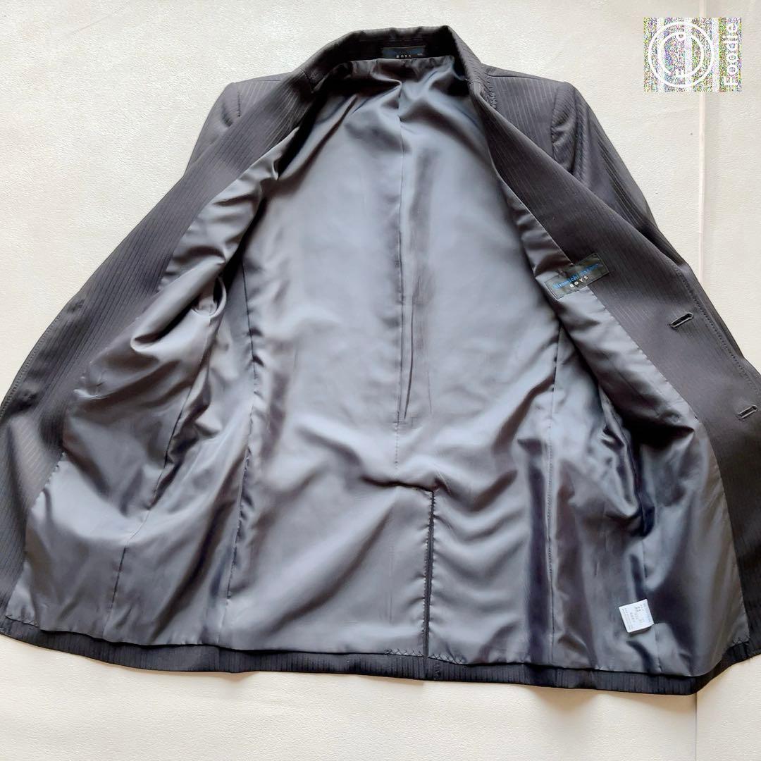 【訳あり、美品】4点セットフォーマルスーツ　165cm 卒服　卒業式 男の子 黒