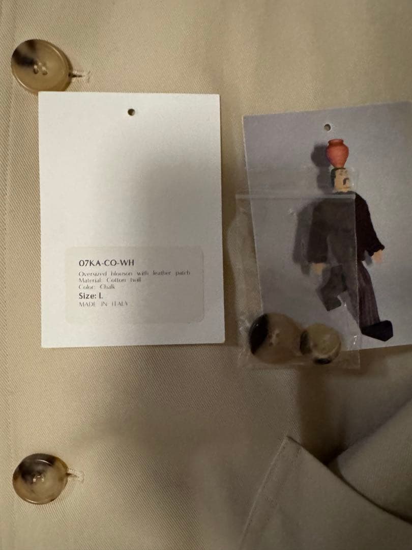 服売ってますcristaseya oversized blouson Ｌ