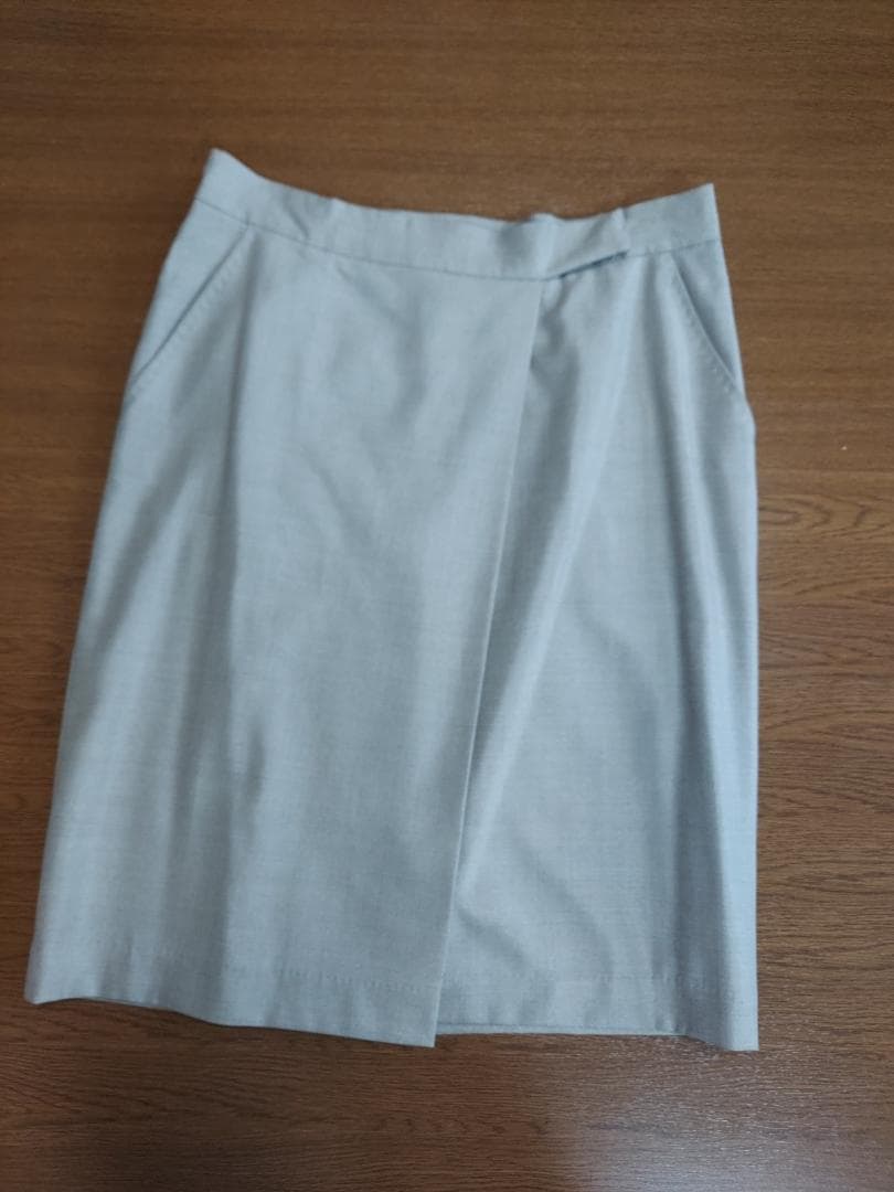 MaxMara マックスマーラ シルク混白タグ スカートスーツ セットアップ L