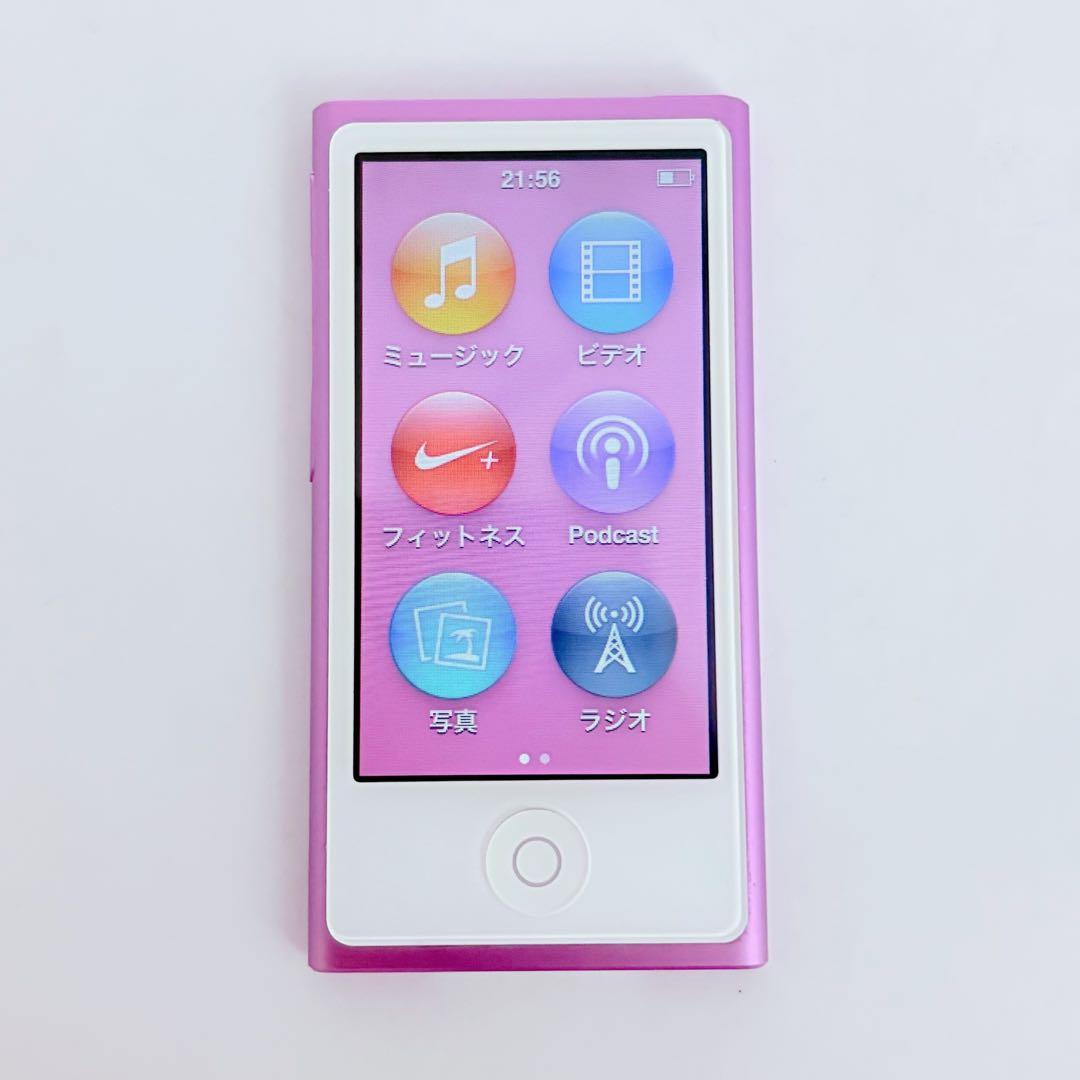 【極美品】Apple iPod nano A1446A 第7世代 パープル