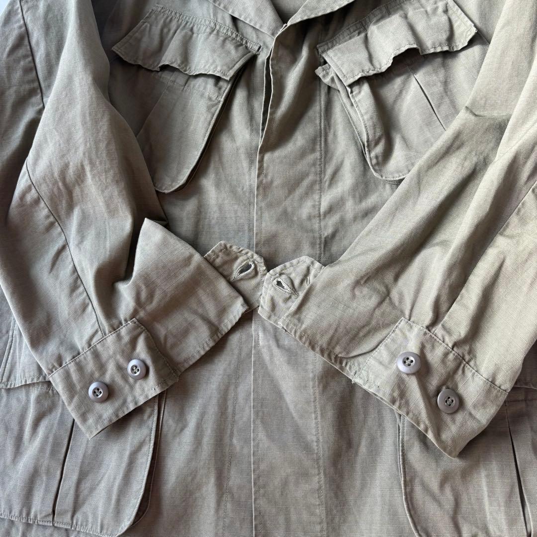 US ARMY FATIGUE JACKET リップストップ L-SHORT