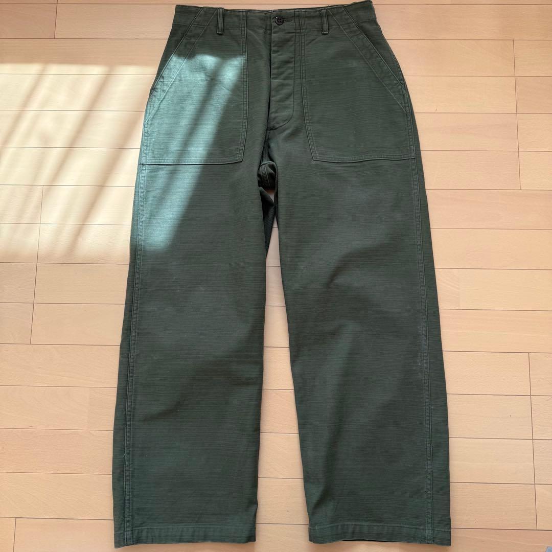 CIOTA Baker Pants ベイカーパンツ バギー オリーブ サイズ3