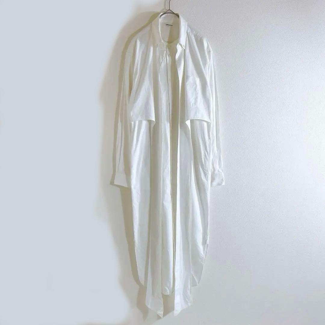 FUMIKA_UCHIDA Oxford chrome ロングシャツ 36