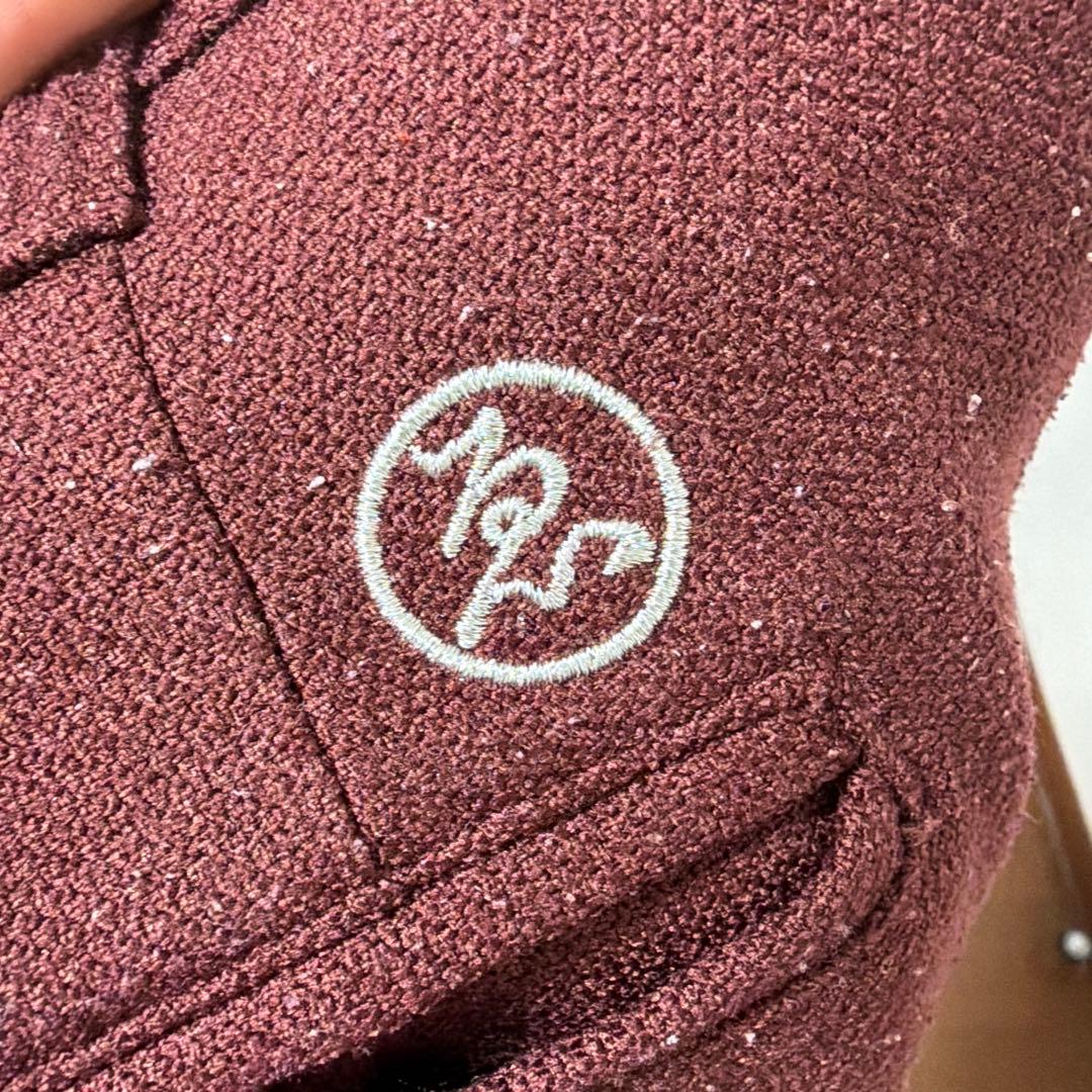 Evisen Skateboard ワイドテーパードパンツ バーガンディ