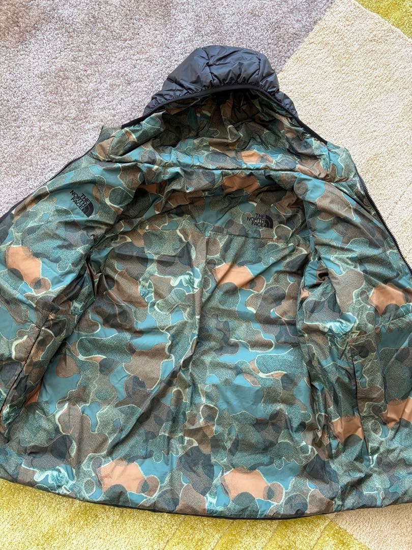 The North Face ダウンジャケット ブラック迷彩