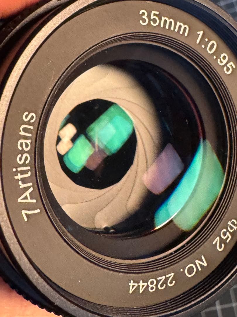 美品 7artisans 35mm F0.95 フジフイルムX用