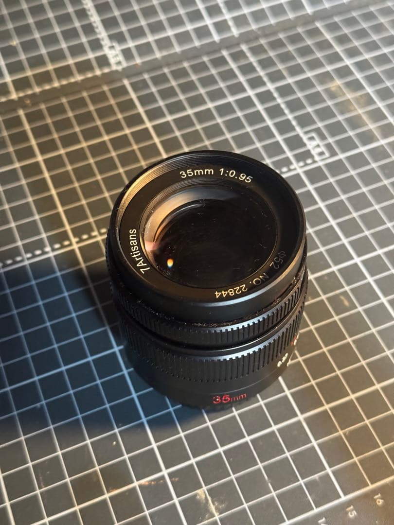 美品 7artisans 35mm F0.95 フジフイルムX用