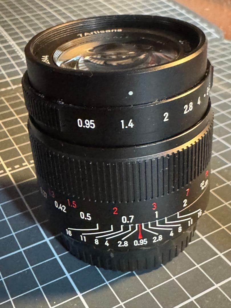 美品 7artisans 35mm F0.95 フジフイルムX用