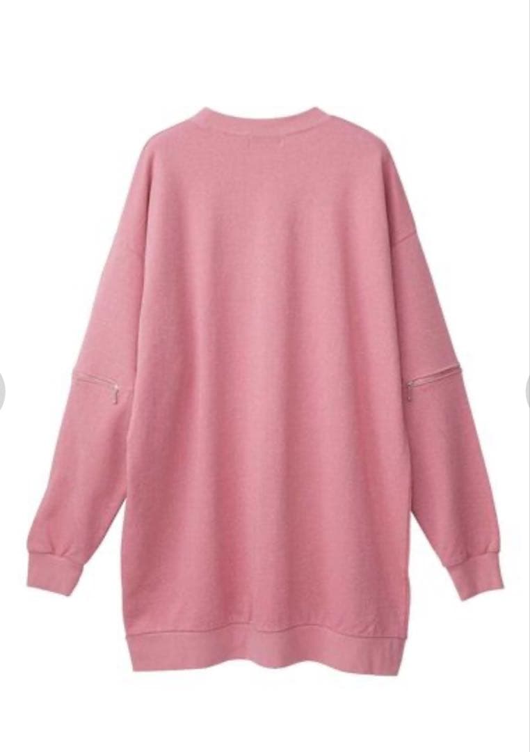 新品　未使用　タグ　ヒステリックグラマー　パンダ　スウェット　ワンピース　ピンク