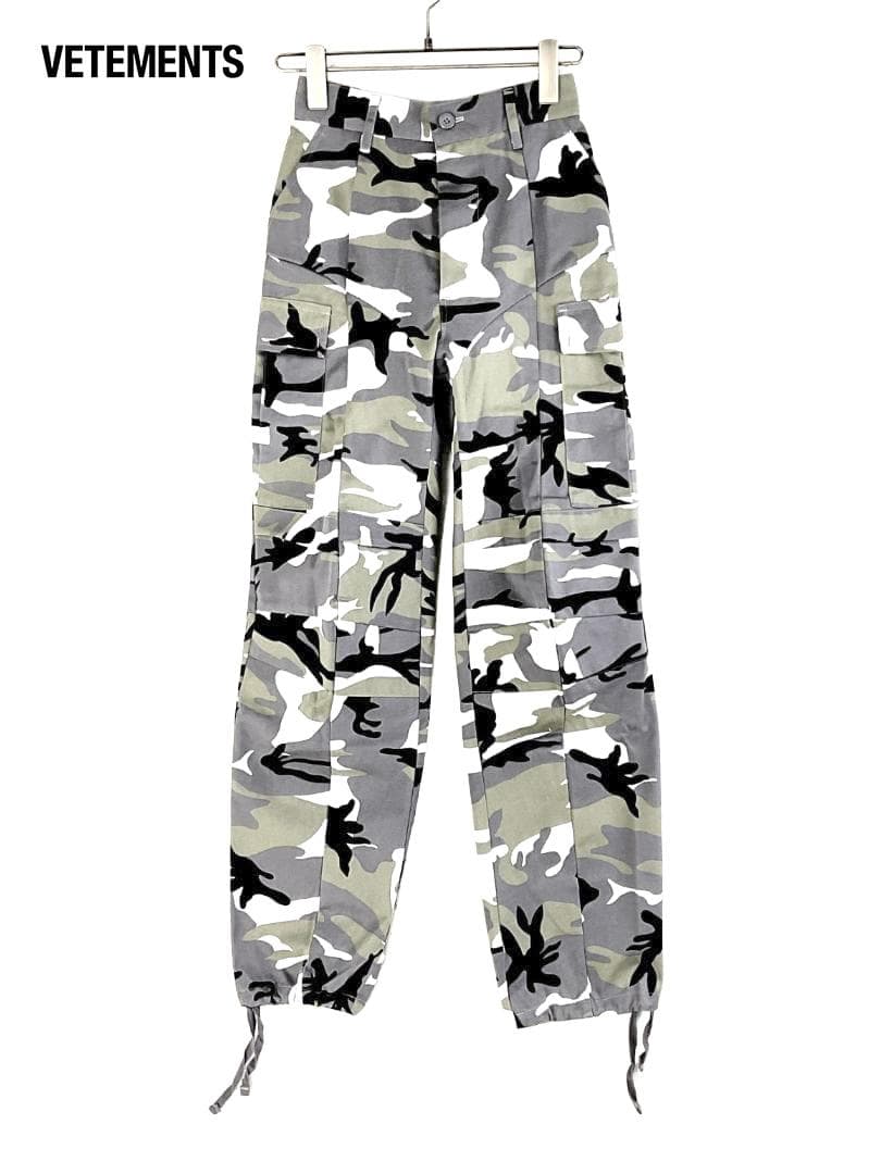 【未使用品】VETEMENTS カモフラカーゴパンツ 定価146,300円