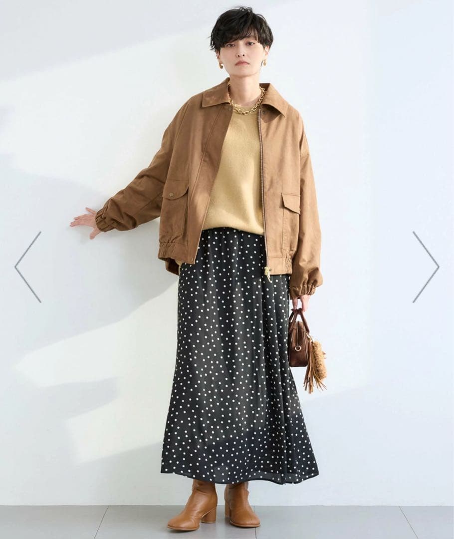 BARNYARDSTORMフェイクスエードブルゾン