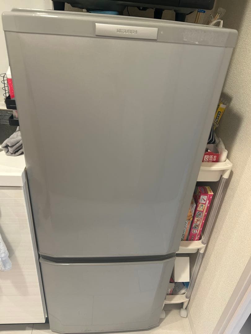 MITSUBISHI シルバー 2ドア冷蔵庫