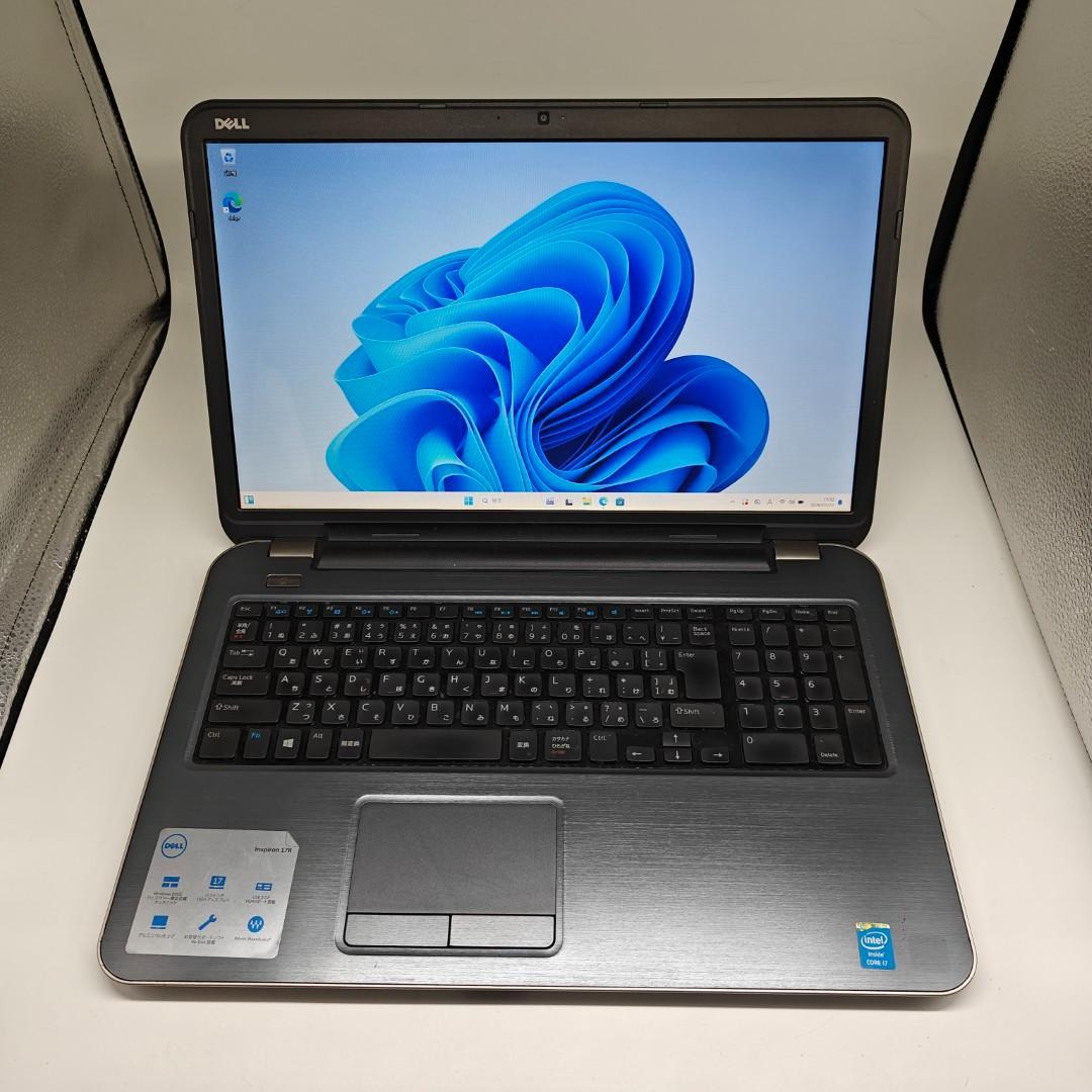 【DELL】高性能i7 SSD256GB 8GB 17.3インチ ノートPC