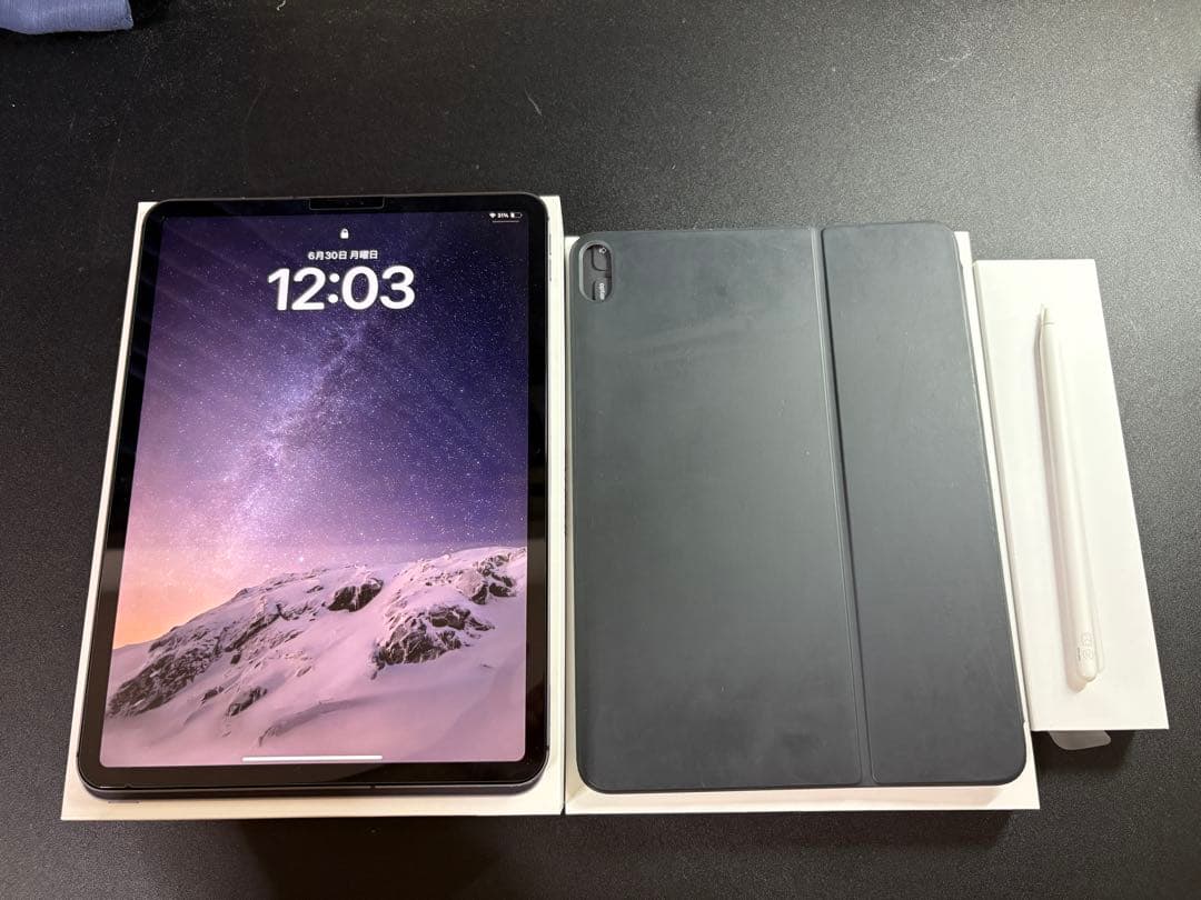 iPad Pro(11インチ) 256GB SIMフリー＋純正アクセサリー 美品
