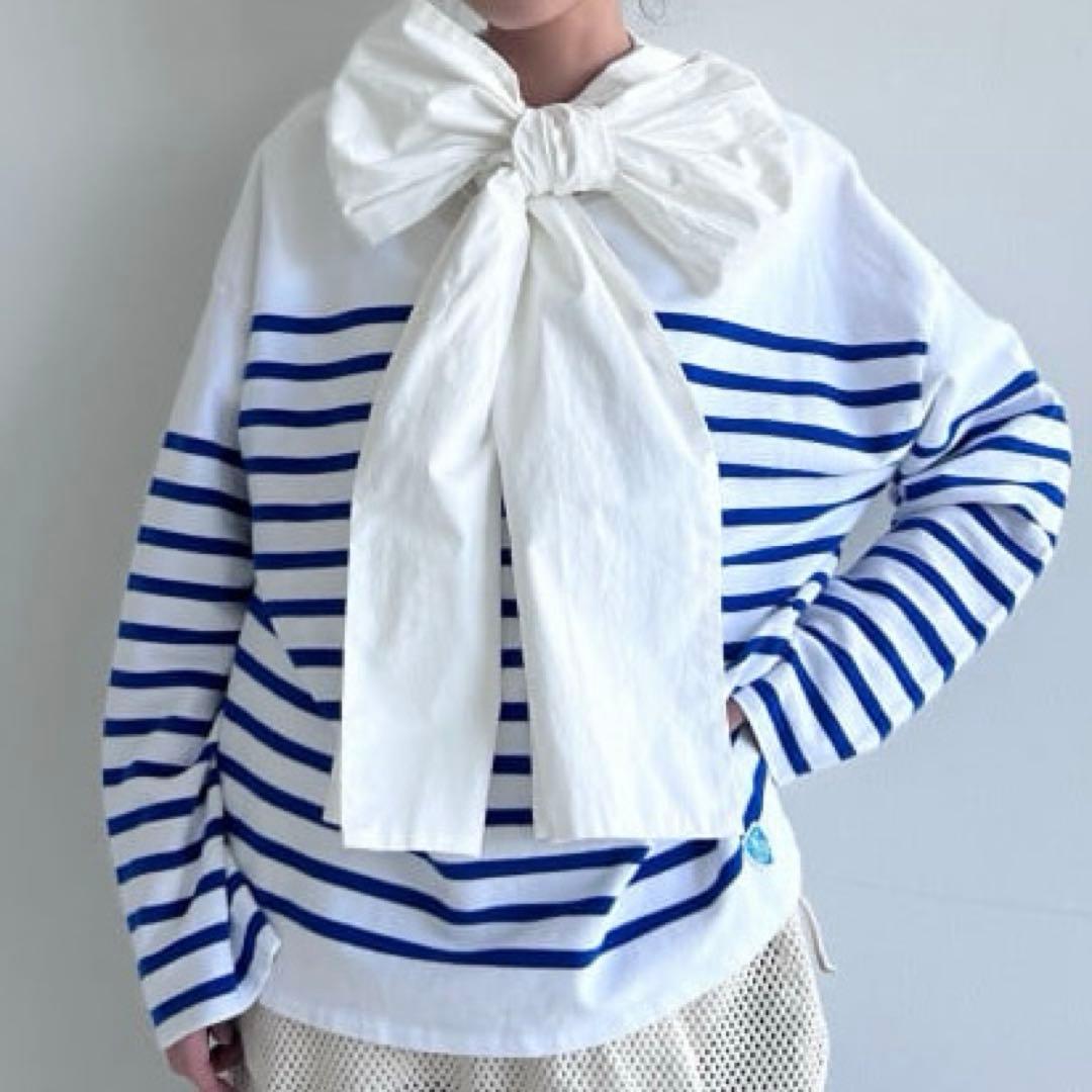 【ORCIVAL×BEAMS COUTURE】セーラーカラーシャツ