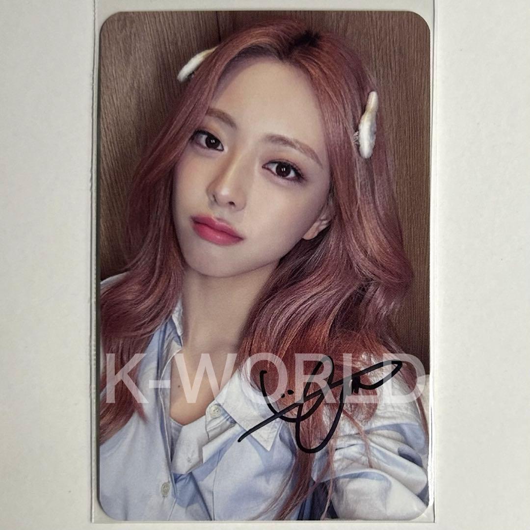 ITZY 直筆サイン トレカ ユナ ④